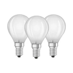 Lot De 3 Osram Led E14 4,5 Watt 2700 Kelvin 470 Lumen