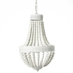 Lustre Brilliant Liba Blanc, 3 Lumieres