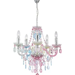 Lustre Globo Chrome, 5 Lumieres