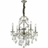 Lustre Ideal Lux Gioconda Argente, 6 Lumieres