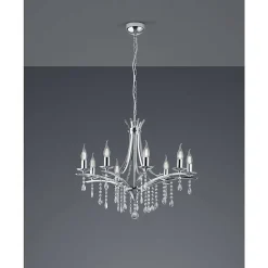 Lustre Trio Leuchten Lucerna Chrome, 8 Lumieres