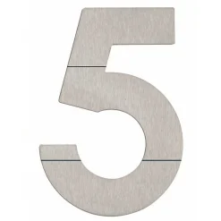 Numeros De Maison 5 Albert 925 Acier Inoxydable