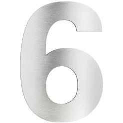 Numeros De Maison Lcd 6 Acier Inoxydable