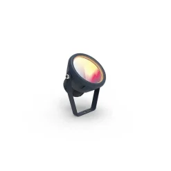Pique De Terre Lutec Mini Leto Led Anthracite, 1 Lumiere, Changeur De Couleurs