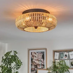 Plafonnier 50 Cm Mulstrand Noir, 4 Lumieres, Telecommandes