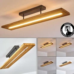 Plafonnier Adak Led Gris, 1 Lumiere