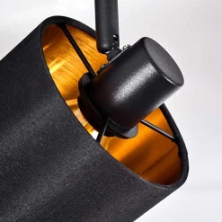 Plafonnier Alsen Noir, 3 Lumieres