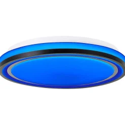 Plafonnier Brilliant Cloe Led Blanc, 1 Lumiere, Telecommandes