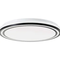 Plafonnier Brilliant Cloe Led Blanc, 1 Lumiere, Telecommandes
