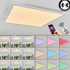 Plafonnier Crum Led Blanc, 1 Lumiere, Telecommandes