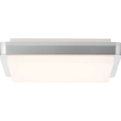 Plafonnier Exterieur Brilliant Devora Led Argente, 1 Lumiere
