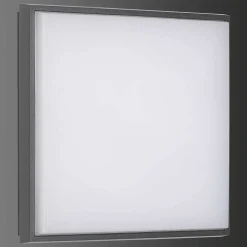Plafonnier Exterieur Lcd Typ 5060 Led Noir, 1 Lumiere