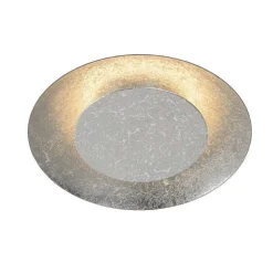 Plafonnier Lucide Foskal Led Argente, 1 Lumiere