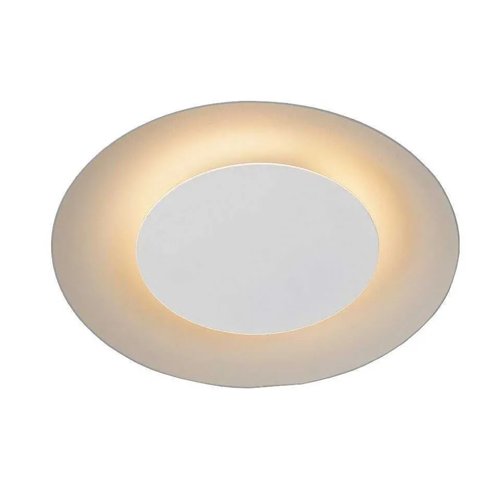 Plafonnier Lucide Foskal Led Blanc, 1 Lumiere