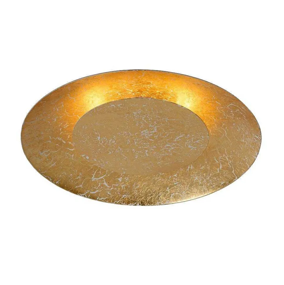 Plafonnier Lucide Foskal Led Laiton, 1 Lumiere