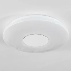 Plafonnier Lumsden Led Blanc, 1 Lumiere, Detecteur De Mouvement