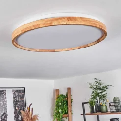 Plafonnier Menthonnex Led Blanc, 1 Lumiere, Telecommandes