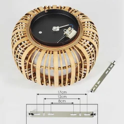 Plafonnier Mongolei Noir, 1 Lumiere