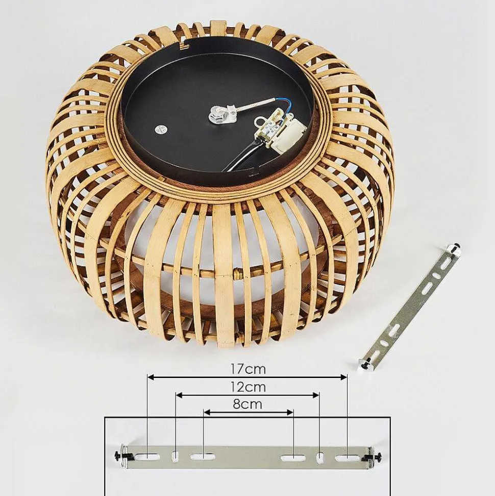 Plafonnier Mongolei Noir, 1 Lumiere