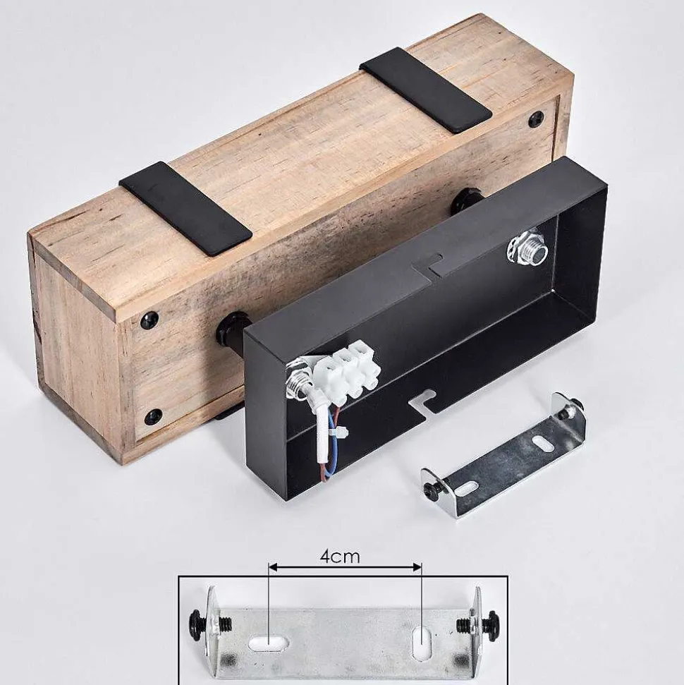 Plafonnier Montgomery Ecru, Noir, 1 Lumiere