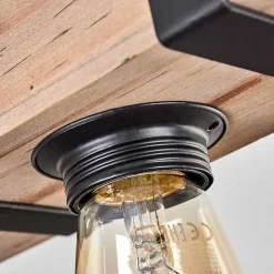 Plafonnier Montgomery Ecru, Noir, 1 Lumiere