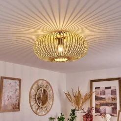 Plafonnier Oravi Bois Clair, 1 Lumiere