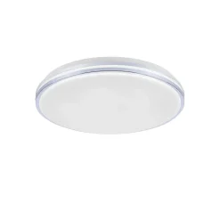 Plafonnier Paul Neuhaus Q-Benno Led Chrome, 1 Lumiere, Telecommandes