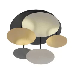 Plafonnier Paul Neuhaus Q-Piato Led Blanc, 1 Lumiere, Telecommandes