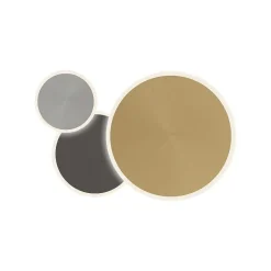 Plafonnier Paul Neuhaus Q-Piato Led Blanc, 1 Lumiere, Telecommandes