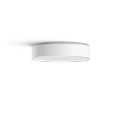 Plafonnier Philips Hue Enrave Led Blanc, 1 Lumiere, Telecommandes