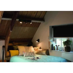 Plafonnier Philips Hue Runner Led Noir, 1 Lumiere