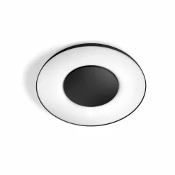 Plafonnier Philips Hue Still Led Noir, 1 Lumiere, Telecommandes