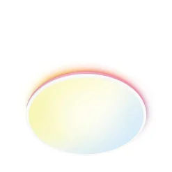 Plafonnier Philips Wiz Rune Led Blanc, 1 Lumiere, Changeur De Couleurs