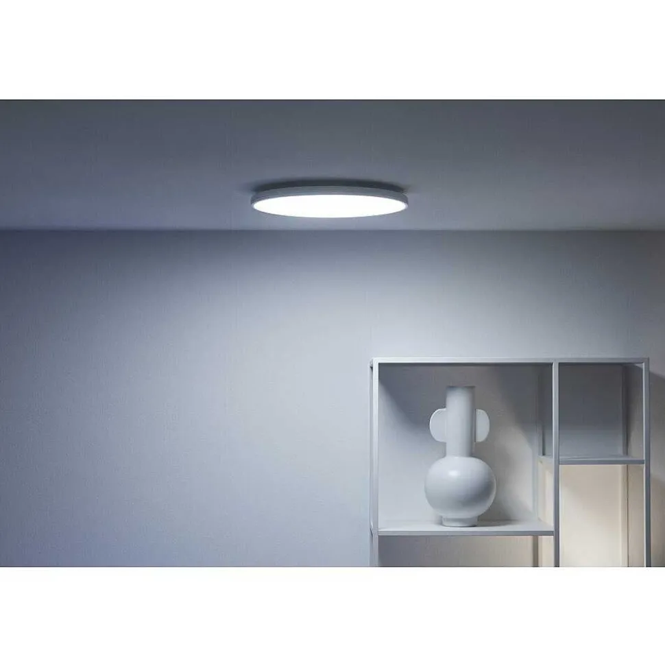 Plafonnier Philips Wiz Rune Led Blanc, 1 Lumiere, Changeur De Couleurs
