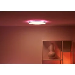 Plafonnier Philips Wiz Rune Led Blanc, 1 Lumiere, Changeur De Couleurs