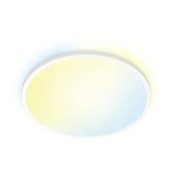 Plafonnier Philips Wiz Superslim Led Blanc, 1 Lumiere