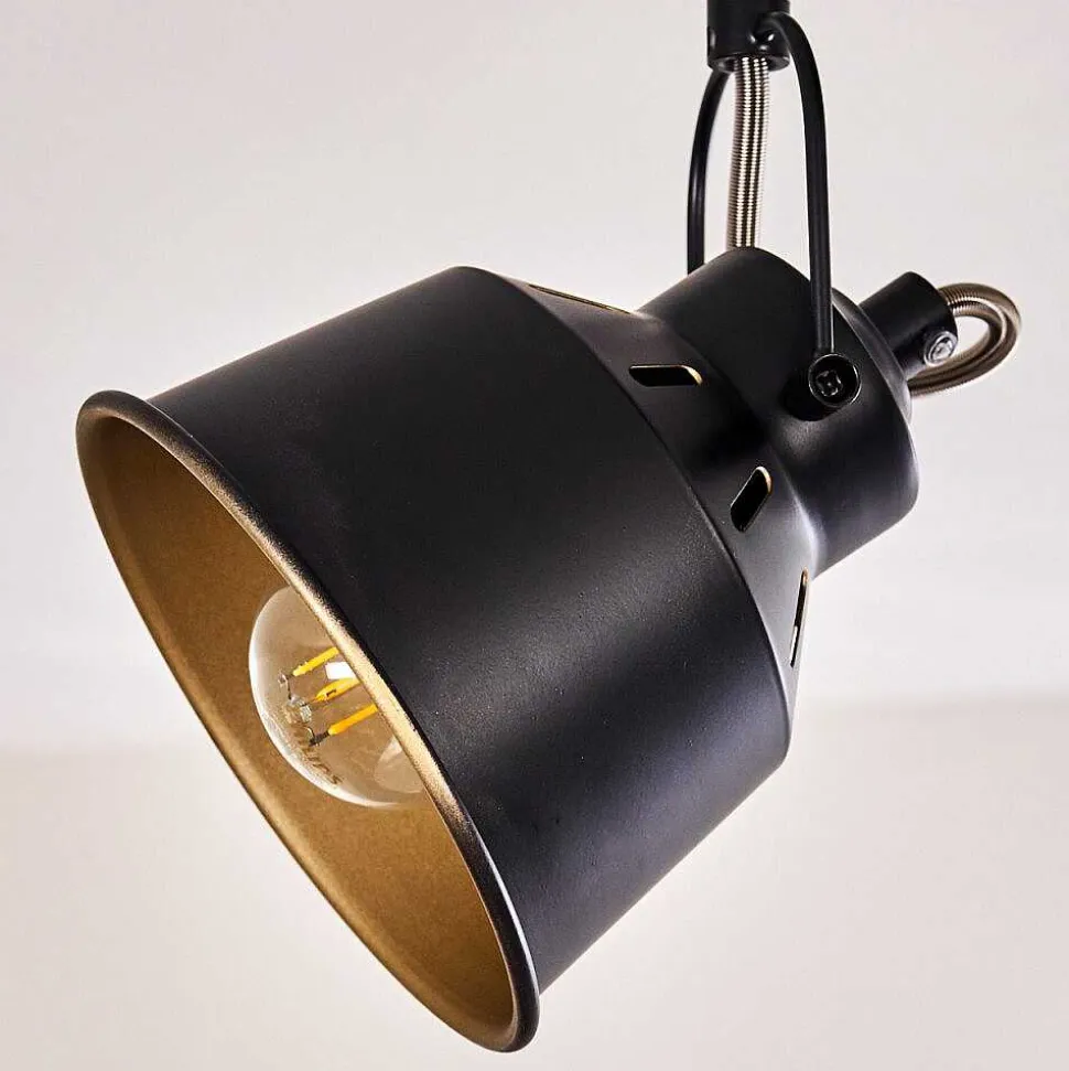 Plafonnier Safari Noir, 4 Lumieres