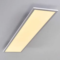 Plafonnier Salmi Led Blanc, 1 Lumiere, Telecommandes, Changeur De Couleurs