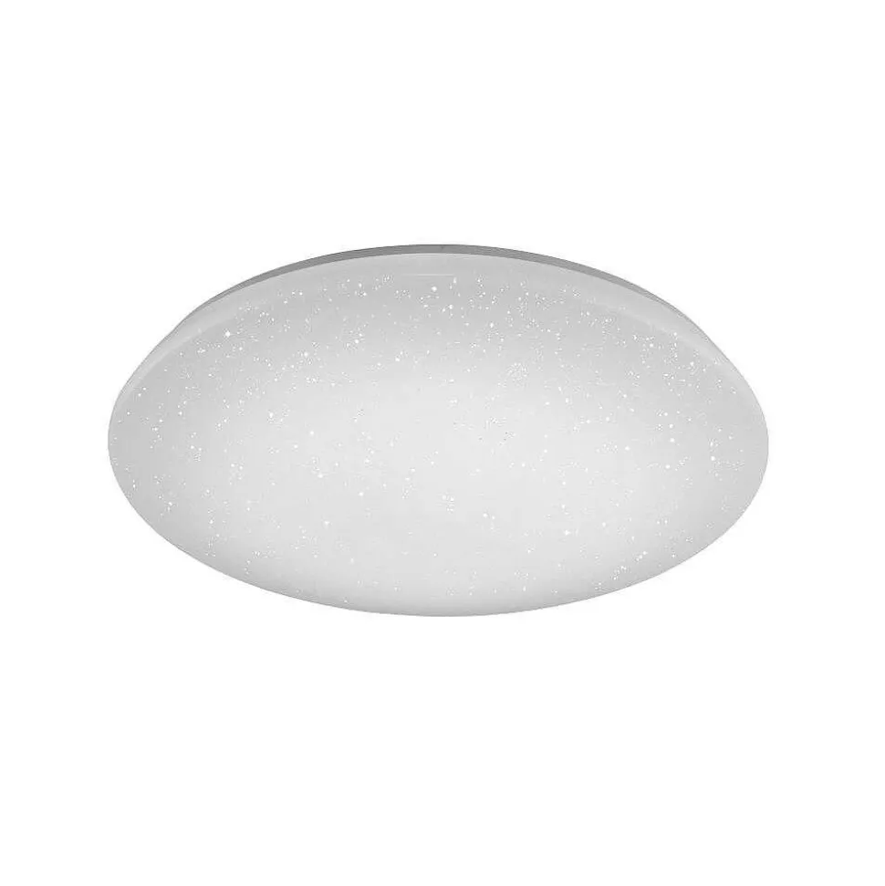 Plafonnier Trio Leuchten Wiz Nalida Led Blanc, 1 Lumiere, Telecommandes, Changeur De Couleurs