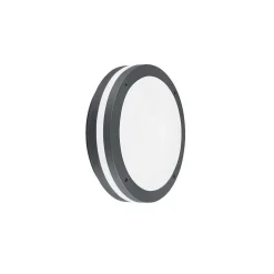 Plafonnier Trio Piave Led Anthracite, 1 Lumiere, Detecteur De Mouvement