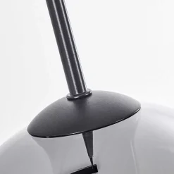 Plafonnier Verre 20 Cm Koyoto Clair, Fume, 3 Lumieres