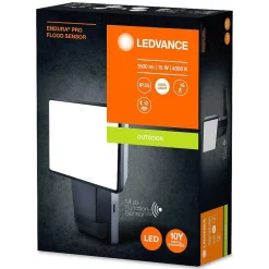 Spot De Jardin Ledvance Endura® Gris, 1 Lumiere, Detecteur De Mouvement