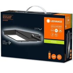 Spot De Jardin Ledvance Endura Flood Noir, 1 Lumiere, Detecteur De Mouvement
