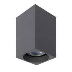 Spot De Plafond Lucide Delto Led Gris, 1 Lumiere