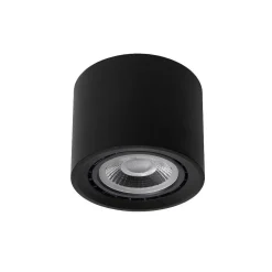 Spot De Plafond Lucide Fedler Noir, 1 Lumiere