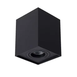 Spot De Plafond Lucide Tube Noir, 1 Lumiere