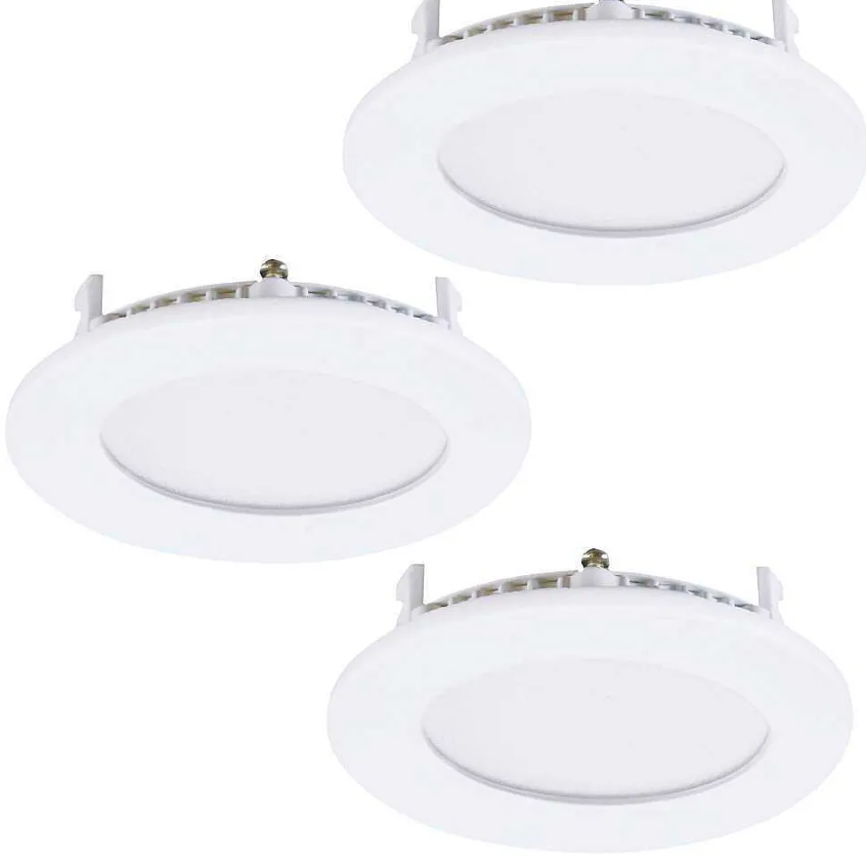 Spot Encastrable Eglo Fueva Led Blanc, 3 Lumieres