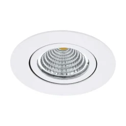 Spot Encastrable Eglo Saliceto Led Blanc, 1 Lumiere