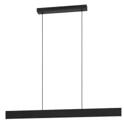 Suspension Eglo Andreas-Z Led Noir, 2 Lumieres, Changeur De Couleurs