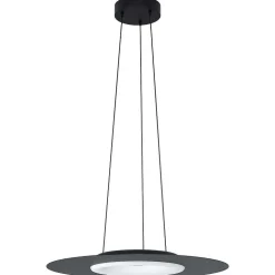 Suspension Eglo Compo Rosso Led Noir, 1 Lumiere, Changeur De Couleurs